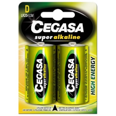 CEGASA PILA SUPER ALC LR20 BLISTER 2 UDS en Huesoi