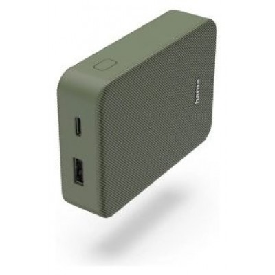 POWERBANK HAMA COLOR 10 10000mAh 1xUSB-C 1xUSB-A COLOR en Huesoi