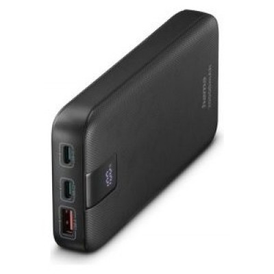 POWERBANK HAMA PD 20 20000mAh 2xUSB-C PD 1xUSB-A CARGA en Huesoi