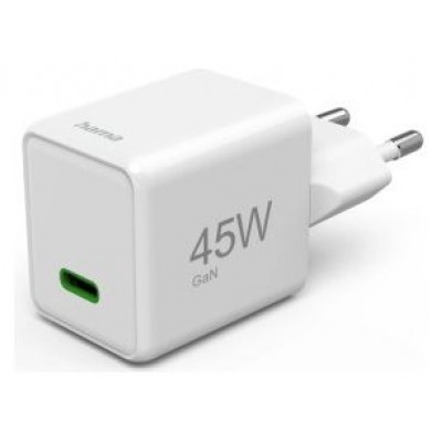 CARGADOR DE PARED HAMA SUPER MINI 1xUSB-C GaN 45W en Huesoi