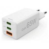 CARGADOR DE PARED HAMA MINI 2xUSB-C 1xUSB-A GaN 65W en Huesoi