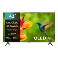 TELEVISIONN QLED 43" CECOTEC 4K UHD GOOGLE TV HDMI USB GOOGLE CHROMECAST en Huesoi