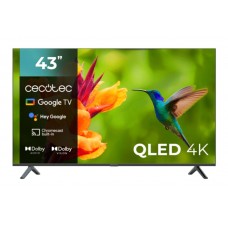 TELEVISIONN QLED 43" CECOTEC 4K UHD GOOGLE TV HDMI USB GOOGLE CHROMECAST en Huesoi