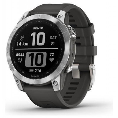 SMARTWATCH GARMIN FENIX 7 PLATA/GRAFITO en Huesoi