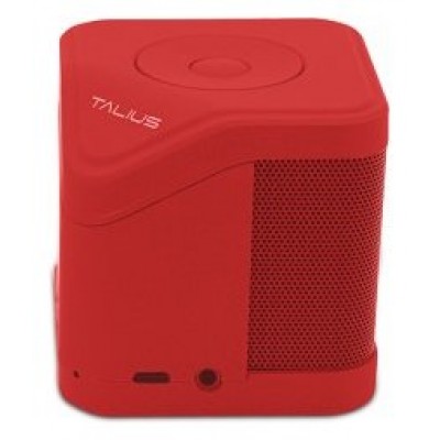 TALIUS Altavoz Cube 3W Fm/Sd Bluetooth Rojo en Huesoi