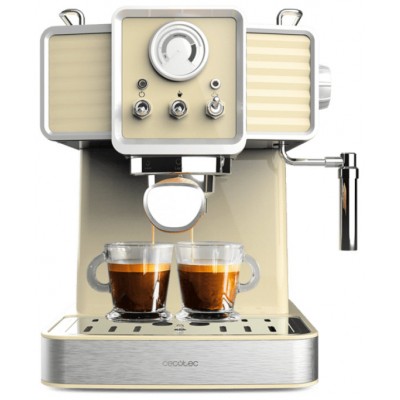 CAFETERA CECOTEC VINTAGE ESPRESSO 20 TRADIZIONALE LIGHT YELLOW en Huesoi