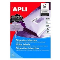 CAJA 500 HOJAS ETIQUETA BLANCA ILC 70X35 01782 APLI (Espera 4 dias) en Huesoi