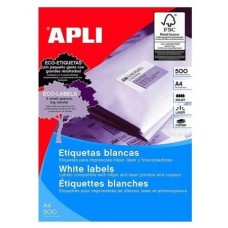 CAJA 500 HOJAS ETIQUETA BLANCA ILC 70X35 01782 APLI (Espera 4 dias) en Huesoi