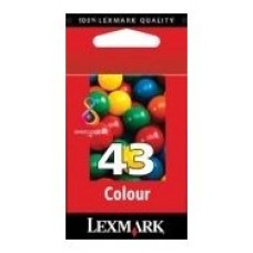 LEXMARK Z1520, Multifuncion X4850/6570/9350/9570 Cartucho Color nº43 en Huesoi