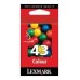LEXMARK Z1520, Multifuncion X4850/6570/9350/9570 Cartucho Color nº43 en Huesoi