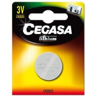 CEGASA PILA LITIO BOTON CR2025 3V BT BLISTER en Huesoi