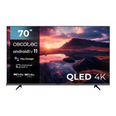 TELEVISIONN QLED 70"? 4K UHD ANDROID TV 11 CHROMECAST GOOGLE ASSISTANT en Huesoi