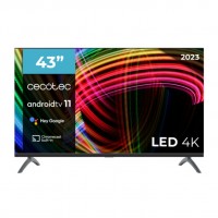 TV CECOTEC 43" LED 4K UHD FRAMELESS ANDROIDTV 11 ALU30043S en Huesoi
