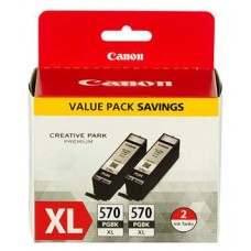 CANON Cartucho Negro PGI570PGBK XL Pixma MG6850  Twin pack (en Blister) en Huesoi