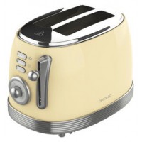 TOSTADOR VERTICAL CECOTEC TOAST AND TASTE 800 VINTAGE LIGHT YELLOW en Huesoi