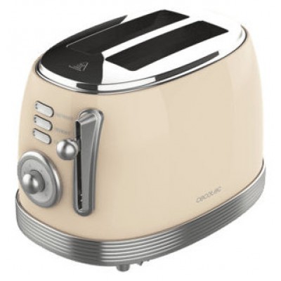 TOSTADOR VERTICAL CECOTEC TOAST AND TASTE 800 VINTAGE LIGHT BEIGE V en Huesoi