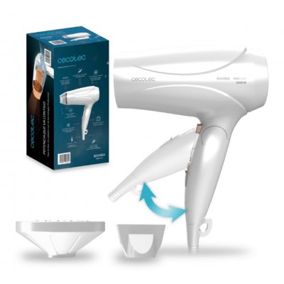 SECADOR CECOTEC 04743 BAMBA IONICARE TRAVELWH en Huesoi SECADOR CECOTEC 04743 BAMBA IONICARE TRAVELWH en Huesoi