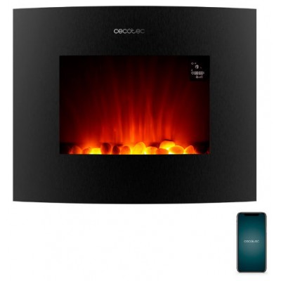 CHIMENEA ELECTRICA CECOTECREADYWARM 2650 CURVED FLAMES CONNECTED en Huesoi