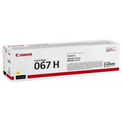 CANON Toner 067H amarillo, i-SENSYS LBP631 LBP633 MF651 MF655 MF657 2.350p. en Huesoi