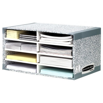 ORGANIZADOR GRIS/BLANCO BANKERS BOX 08750EU (MIN5) (Espera 4 dias) en Huesoi