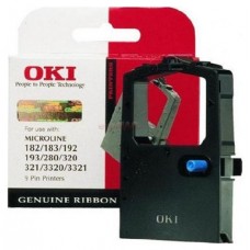 OKI Cinta ML-182/280/320/321/3320/3321 Nylon Negro en Huesoi