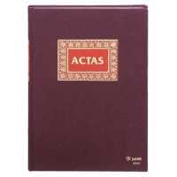 LIBRO DE ACTAS ACTAS FOLIO NATURAL 100 HOJAS NUMERADAS DOHE 09905 (Espera 4 dias) en Huesoi