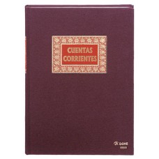 LIBRO DE CONTABILIDAD CUENTAS CORRIENTES FOLIO NATURAL 100 HOJAS NUMERADAS DOHE 09908 (Espera 4 dias) en Huesoi