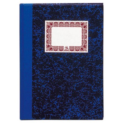 CUADERNO CARTONÉ CONTABILIDAD RAYADO HORIZONTAL AZUL FOLIO NATURAL 100 HOJAS DOHE 09950 (Espera 4 dias) en Huesoi