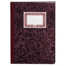 CUADERNO CARTONÉ CONTABILIDAD CAJA BURDEOS FOLIO NATURAL 100 HOJAS NUMERADAS DOHE 09951 (Espera 4 dias) en Huesoi