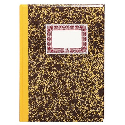 CUADERNO CARTONÉ CONTABILIDAD CUENTAS CORRIENTES AMARILLO FOLIO NATURAL 100 HOJAS NUMERADAS DOHE 09952 (Espera 4 dias) en Huesoi