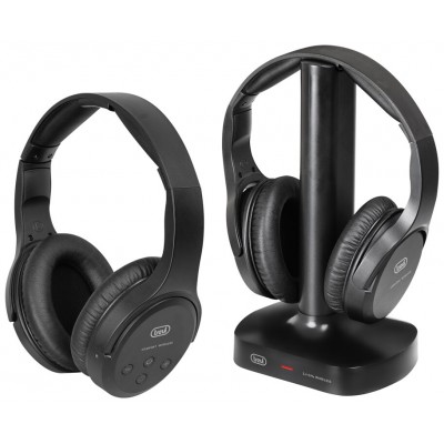 AURICULARES DIADEMA TREVI FRS 1580 TW SET 2 UD RECHARG. WLESS TV HEADPHONES BLK en Huesoi