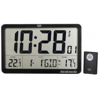 RELOJ DE PARED DIGITAL RADIOCONTROLADO CON SENSOR EXTERNO TREVI OM 3560 RC en Huesoi