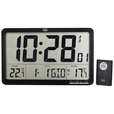RELOJ PARED TREVI OM 3560 RC DIGITAL RADIOCONTROLADO CON SENSOR EXTERNO en Huesoi