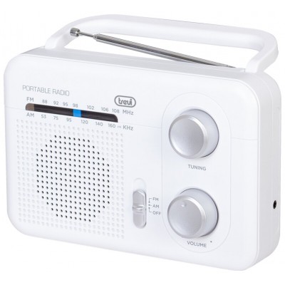 RADIO TREVI RA 7F64 PORTABLE AM/FM RADIO WHITE en Huesoi