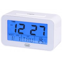 RELOJ DIGITAL CON ALARMA Y TERMÓMETRO TREVI SLD 3P50 BLANCO en Huesoi