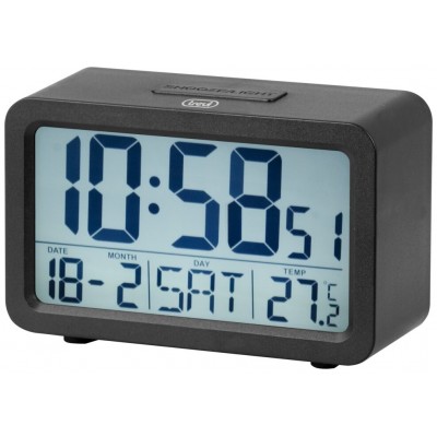 RELOJ DESPERTADOR TREVI SLD 3P60 DIGITAL ALARM CLOCK BLACK en Huesoi