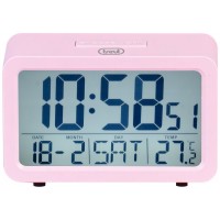 RELOJ DESPERTADOR TREVI SLD 3P60 DIGITAL ALARM CLOCK PINK en Huesoi