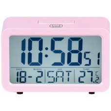 RELOJ DESPERTADOR TREVI SLD 3P60 DIGITAL ALARM CLOCK PINK en Huesoi