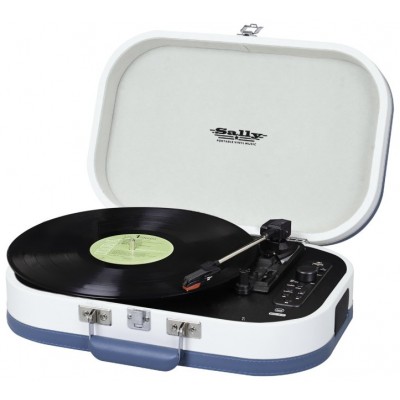 SALLY TOCADISCOS TREV BLUETOOTH BATERIA RECARGABLE USB TT 1020 BT TURQUESA en Huesoi