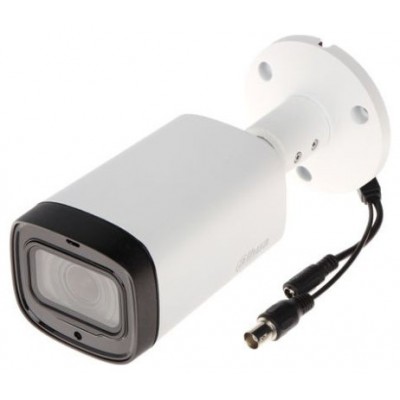 (DH-HAC-HFW1200RP-Z-2712-S6) DAHUA CÁMARA HÍBRIDA BULLET HDCVI 2MP ESTÁNDAR PLASTICO PAL VARIFOCAL IR 80M 2.7-12MM (Espera 4 dias) en Huesoi