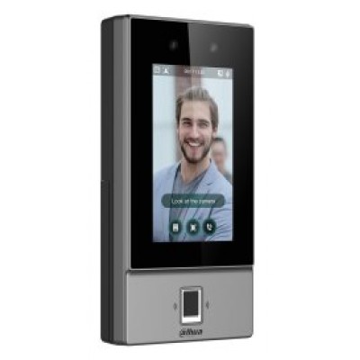 (DHI-ASI6214S-PW)  DAHUA LECTOR DE CONTROL DE ACCESO INTEGRADO TÁCTIL RECONOCIMIENTO FACIAL+CONTRASEÑA+TARJETA+HUELLA, PANTALLA LCD 4.3", CÁMARA HD 2MP, POE (Espera 4 dias) en Huesoi