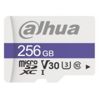 DAHUA MICROSD 256GB MICROSD CARD, READ SPEED UP TO 95 MB/S, WRITE SPEED UP TO 45 MB/S, SPEED CLASS C10, U3, V30, TBW 40TB (DHI-TF-C100/256GB) (Espera 4 dias) en Huesoi