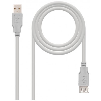 CABLE EXTENSION USB TIPO A-F 1 M NANOCABLE (Espera 4 dias) en Huesoi