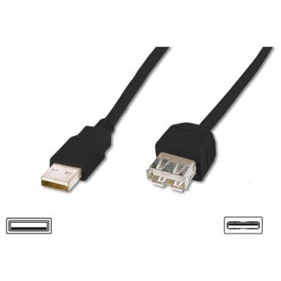 Nanocable - Cable alargador USB 2.0 de 1,8m conexion en Huesoi