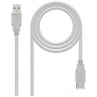 CABLE USB 2.0 TIPO AM-AH BEIGE 3.0 M NANOCABLE en Huesoi