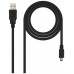 Nanocable Cable USB 2.0 A-miniB 5p 1.8 M en Huesoi