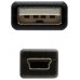 CABLE USB 2.0 A/M-MINI USB B/M 3.0M NEGRO NANOCABLE (Espera 4 dias) en Huesoi