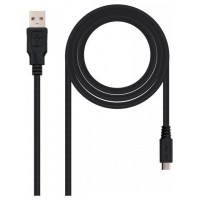 Nanocable Cable USB 2.0 Tipo A/M MicroUsb B/M1,8 M en Huesoi