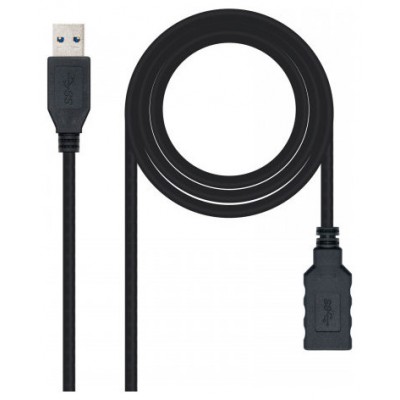 CABLE USB 3.0 TIPO AM-AH NEGRO 3.0 M NANOCABLE en Huesoi