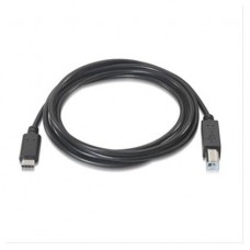 CABLE USB 2.0 IMPRESORA 3A TIPO USB-CM-BM NEGRO 1.0M en Huesoi